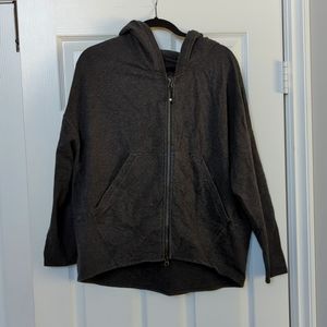 Lululemon oversized dark gray full zip hoodie 12